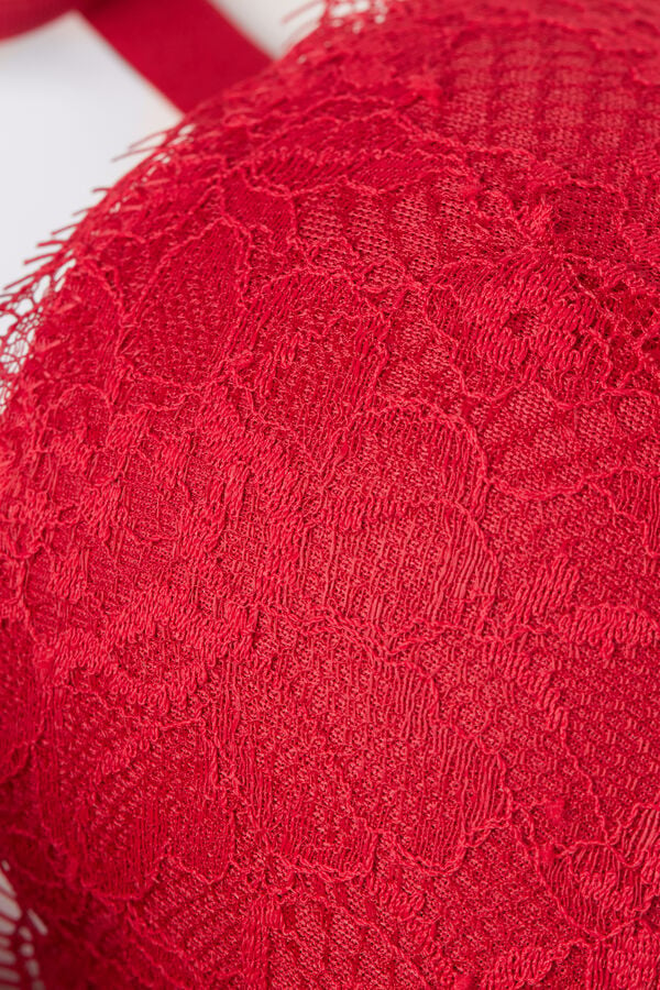 Sujetador Intimissimi Intricate Surface Sofia Balconette Mujer Rojos | ZYAH-17052