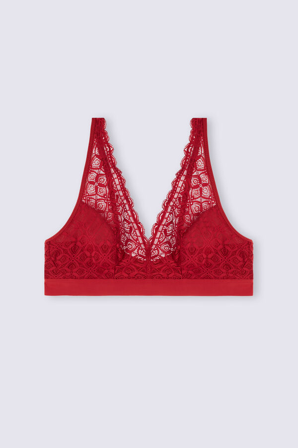 Sujetador Intimissimi Lara Triangle Lace Mujer Rojos | CILV-16275