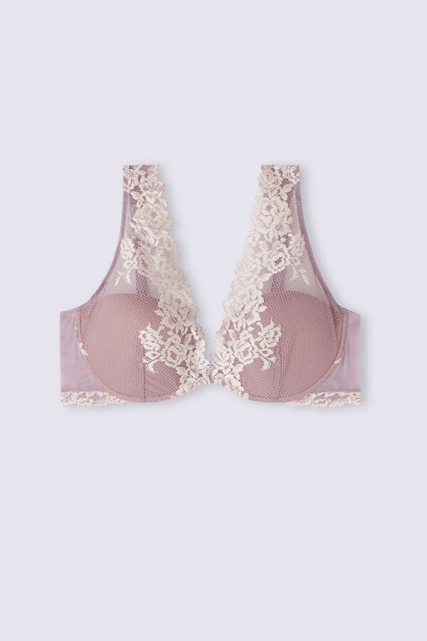 Sujetador Intimissimi Pretty Flowers Elena Balconette Mujer Blancos | IAWG-08251