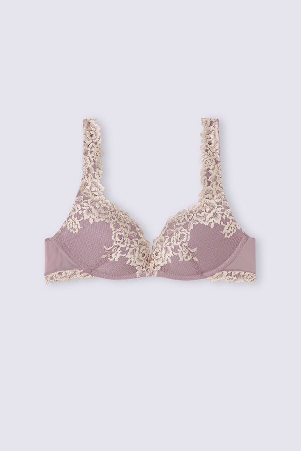 Sujetador Intimissimi Pretty Flowers Gioia Super Push-Up Mujer Blancos | HTNA-97462