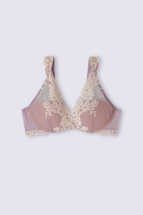 Sujetador Intimissimi Pretty Flowers Giorgia Balconette Mujer Blancos | FKNG-97154