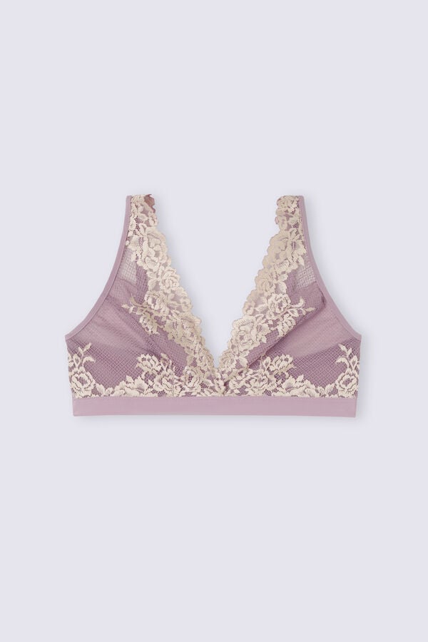 Sujetador Intimissimi Pretty Flowers Lara Triangle Mujer Blancos | ZWMB-53271