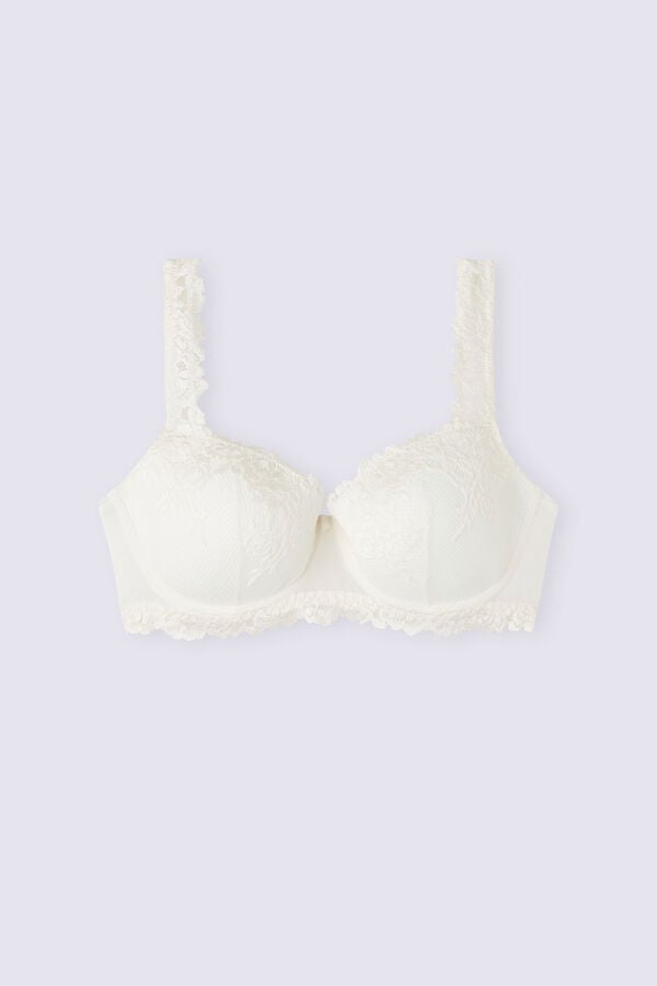 Sujetador Intimissimi Pretty Flowers Sofia Balconette Mujer Blancos | WLTI-71365