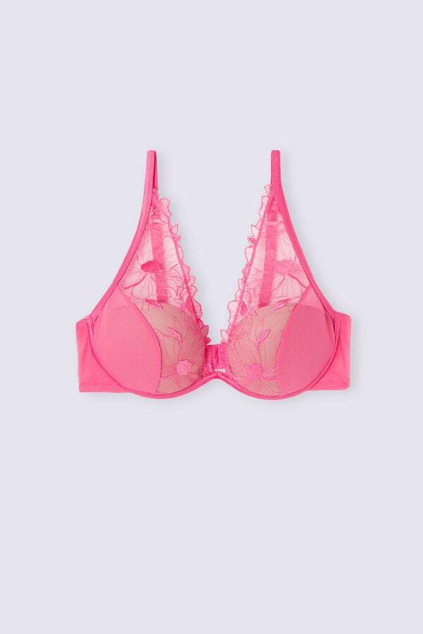 Sujetador Intimissimi Sweet Like Sugar Elena Balconette Mujer Rosas | LRJB-94810