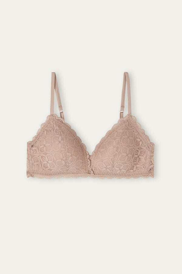 Sujetador Intimissimi Tiziana Triangle Lace Mujer Naranjas Beige | SRYK-03674