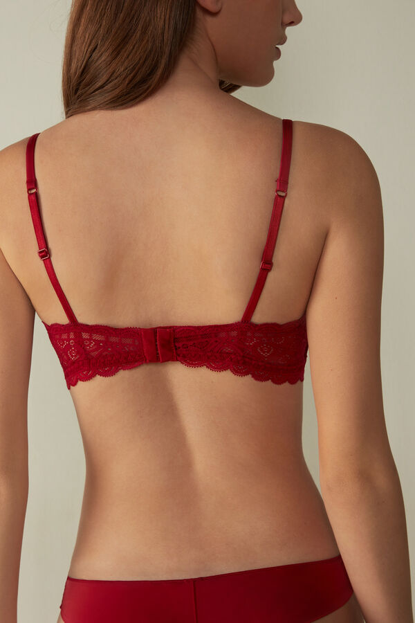 Sujetador Intimissimi Tiziana Triangle Lace Mujer Rojos | GYVU-26418