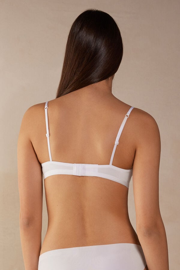 Sujetador Intimissimi Tiziana Triangle Ultralight Microfiber Mujer Blancos | CYIL-02561