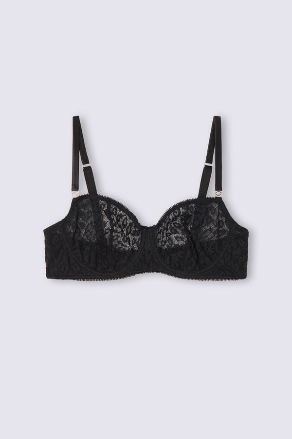 Sujetador Intimissimi Your Wild Side Daniela Balconette Mujer Negros | OIDC-54096