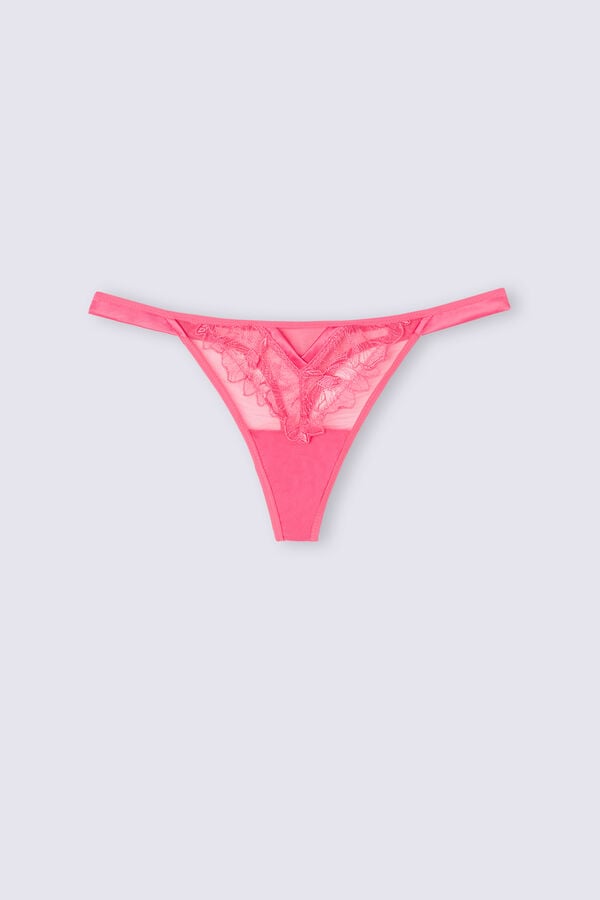 Tanga Intimissimi Sweet Like Sugar String Mujer Rosas | WMKB-78156